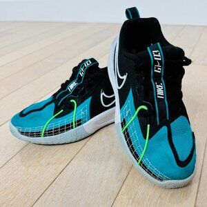 Nike G.T. Cut 3 Bastketball Shoes | Boys Kids Size 1.5Y | Black/White/Blue Color